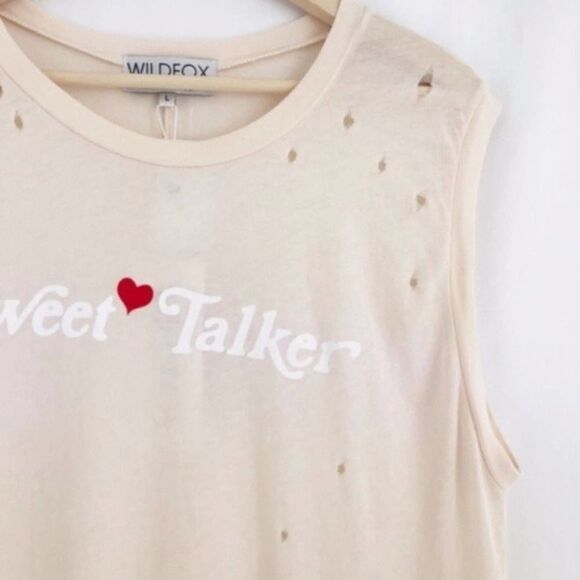 WILDFOX Graphic Sweet Talker Muscle Tank - Picture 2 of 7